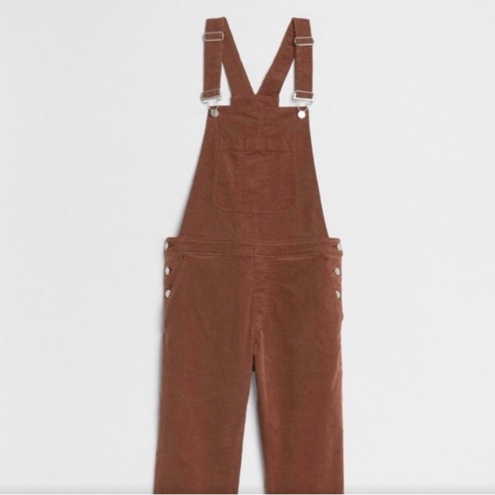 Gap Denim Skinny Russet Corduroy Overalls Jumper Romper - Small